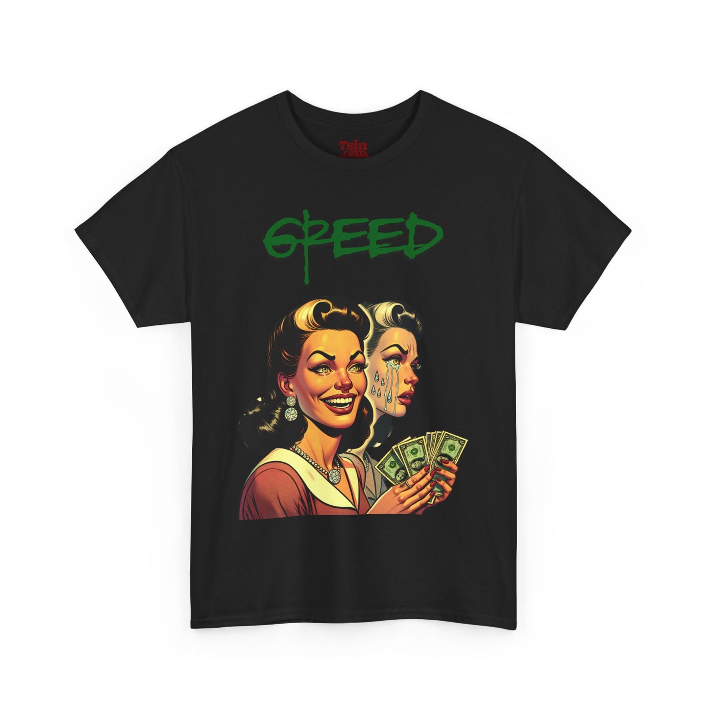 Greed Unisex Heavy Cotton Tee