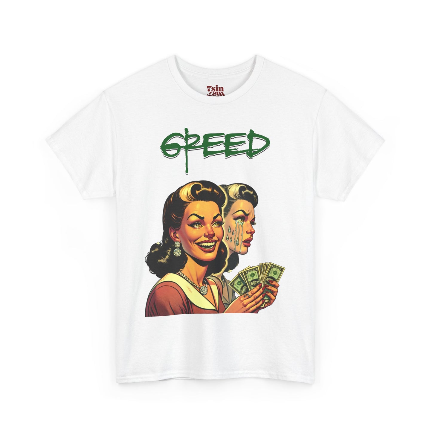 Greed Unisex Heavy Cotton Tee