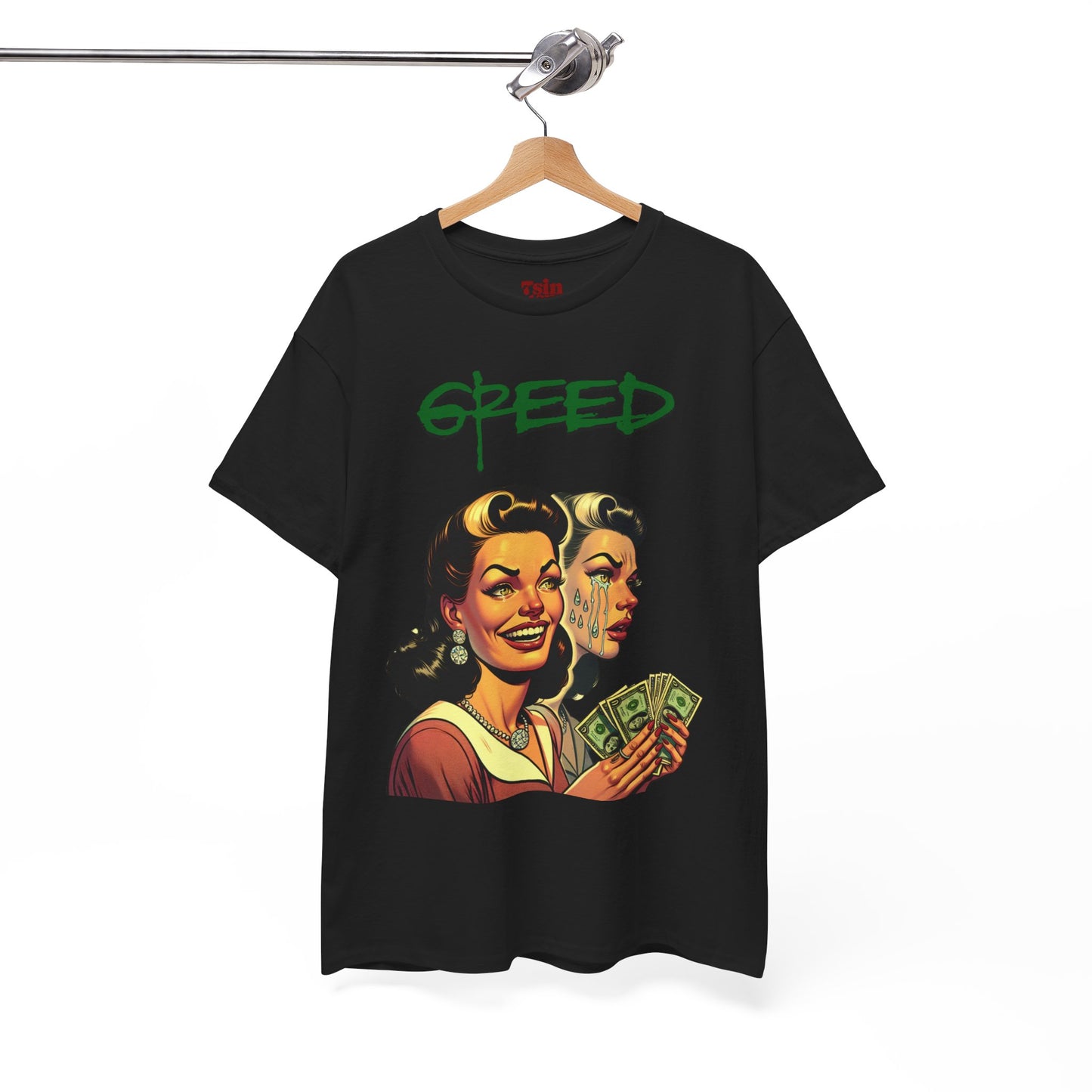 Greed Unisex Heavy Cotton Tee